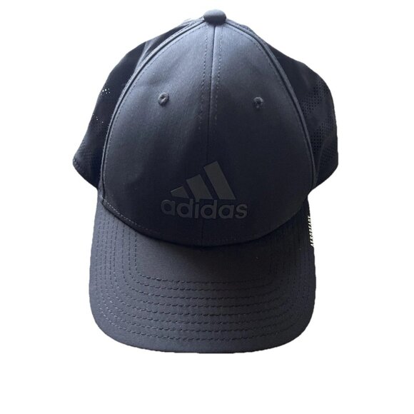 ADIDAS Men’s Sz S/M Hat Adjustable Fit One-Size Aeroready Black Activewear - Picture 1 of 8